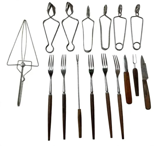 KIT CHURRASCO VINTAGE 16 PEÇAS