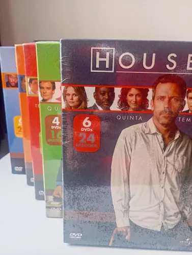 DVD House 1° a 5° Temporada Seriado 