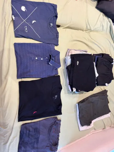 Lote de Roupas Masculinas Premium - 18 Peças - Lacoste, Tommy, Aramis e mais