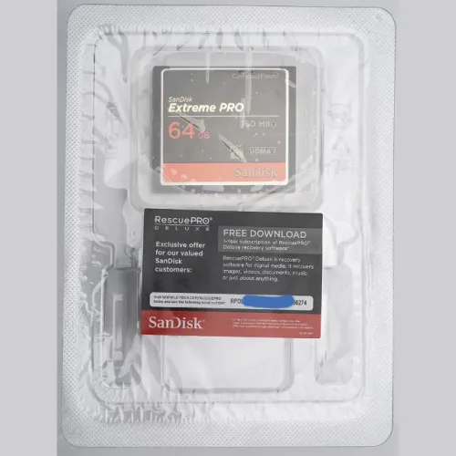 Cartão de memória CF Sandisk Extreme Pro 64Gb novo