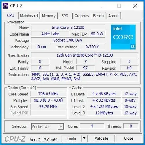 Kit Upgrade i3 12100