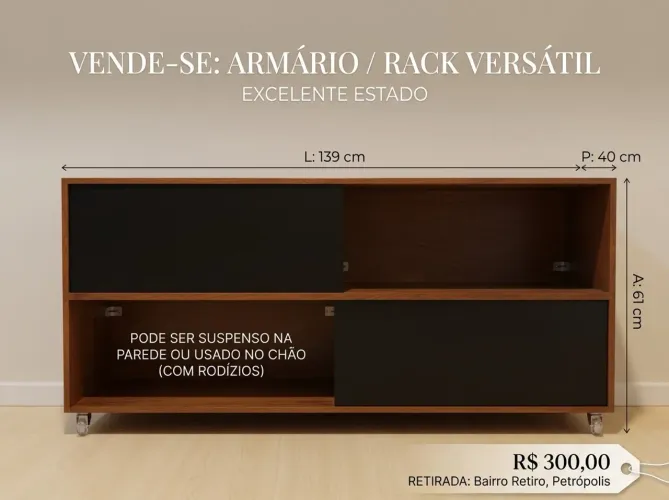 Mesa e armário de escritório/HO