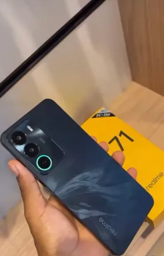 Telefone Realme C71 + Novo Lacrado - Verde escuro Toop 128/4 Global