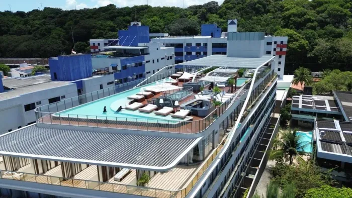 Flat de luxo e super exclusivo à beira mar do Cabo Branco