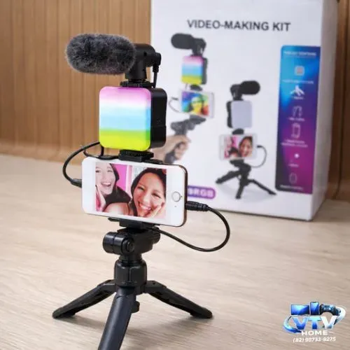 Kit Vídeo Maker RGB Completo + Entrega Grátis 