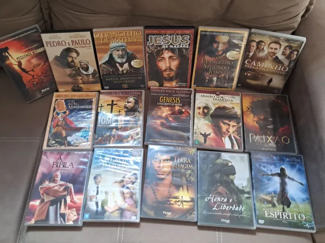 DVD Filmes Bíblicos 16 Discos 