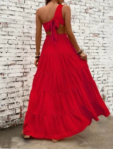 Vestido vermelho shein