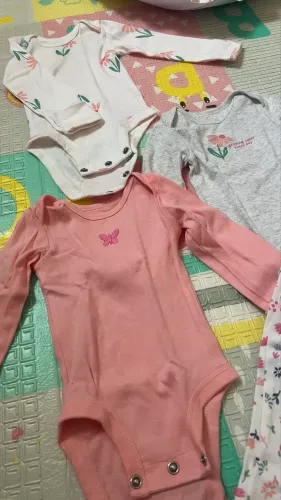 Kit Body mangas RN menina Carters