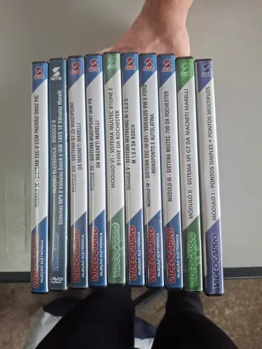 KIT DVD VIDEOCARRO INJEÇÃO ELETRÔNICA- COMPLETO
