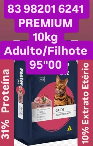FOSTER CAT ONE PREMIUM 10KG ADULTO/FILHOTE 