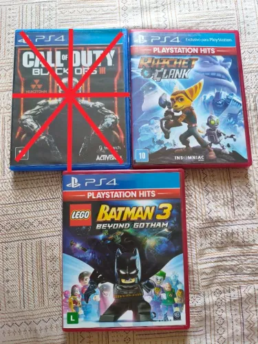 Jogos PS4 - (valor unitário)