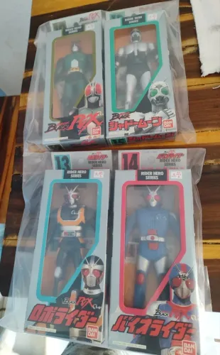 Coleção Masked Rider Black RX Bandai 1992