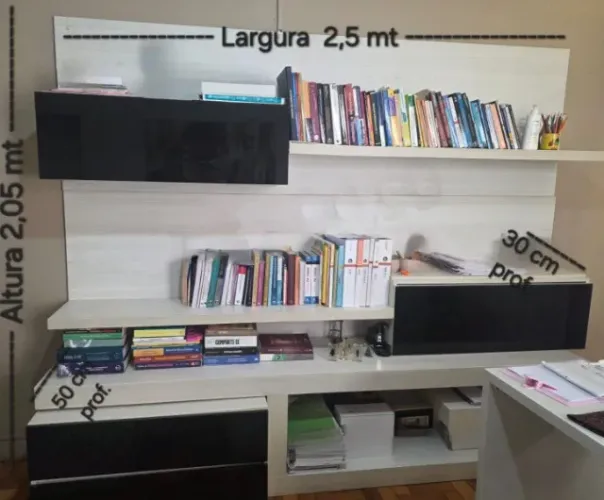 Estante Painel Home Theater com Rack para Sala - Ótimo Estado