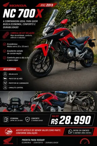 Honda nc 700 2013 ipva pago