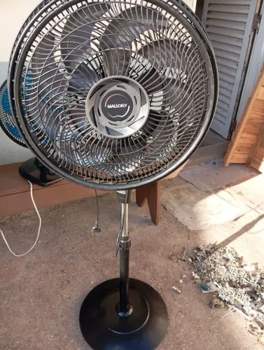 Ventilador Mallory de 40 centímetros, motor de cobre.