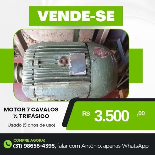 Motor 7 cavalo e 1/2 trifásico 