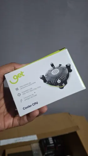 Cooler CPU Get Intel LGA 1150/1151/1155/1156/1700 - 4 Pinos - Novo PROMOÇÃO DIA DAS MÃES