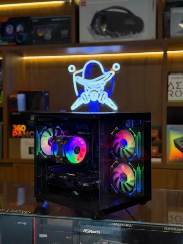 PC GAMER RYZEN 5 5500 + RX 580 NOVO LOJA FÍSICA