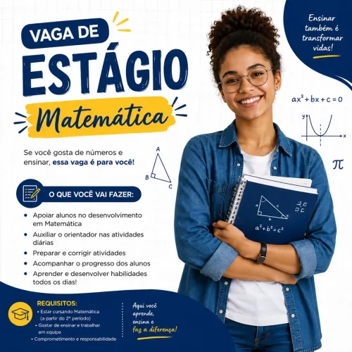 Vaga de Estágio de Matemática