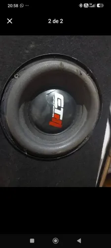 Sub de 8 polegadas e módulo Taramps p