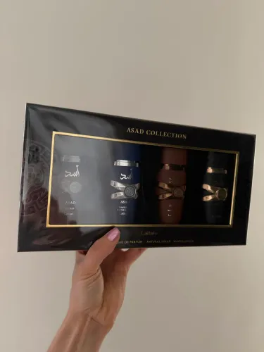 Kit Lattafa Asad Collection Masculino - Eau de Parfum 4x25ml Kit