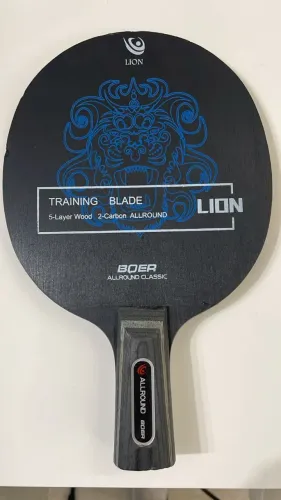 Raquete para tênis de mesa Boer lion 7 lâminas - 2 de carbono + 5 Madeira