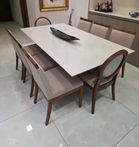 Mesa de jantar retangular 