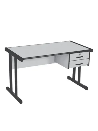 Mesa com 2 gavetas para escritório