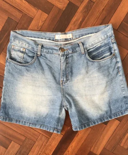 Bermuda jeans tamanho 46