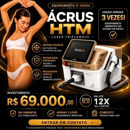 ACRUS htm - Equipamento de depilação a laser