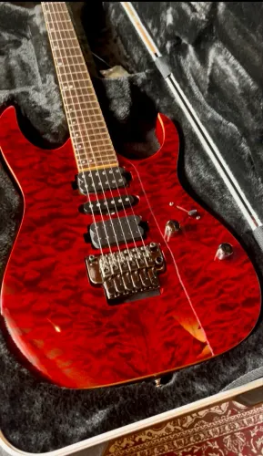 Guitarra Ibanez Premium RG870 QMZ 