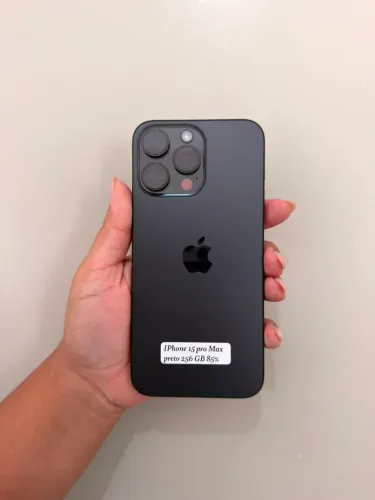 iPhone 15 Pro Max Preto 256 GB 6 meses de garantia