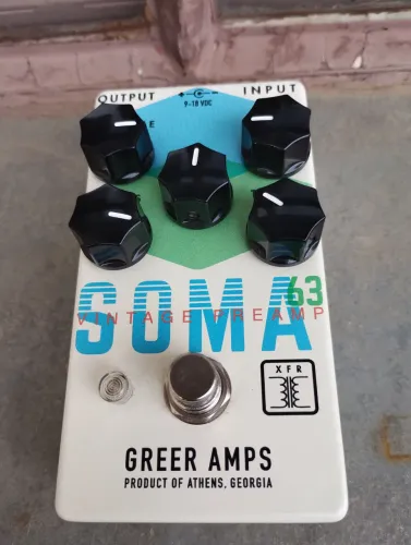 Pedal de guitarra Greer Amps Soma 63 preamp overdrive