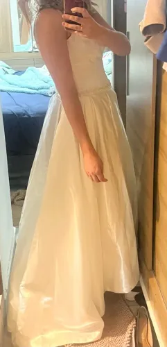 Vestido noiva minimalista 