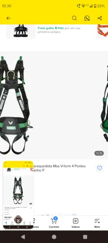 Cinto de segurança mSA