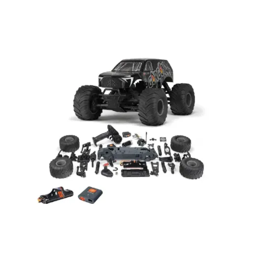 Carro Rc Arrma Gorgon 1/10 2wd Monster Kit Gun Metal