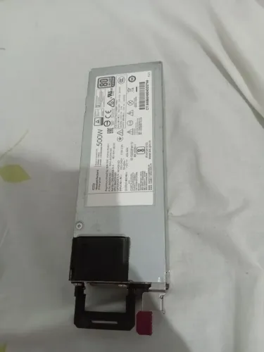 Fonte HP 500w platinum 865408-B21 DL360 DL 380 Gen9