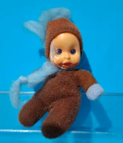 Fofolete Olho de Vidro Marrom Vintage Trol(Leia a descrição)