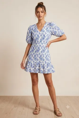 Vestido viscose - Tam de M a G