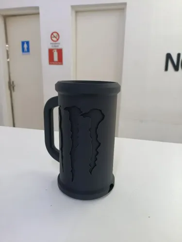 Suporte para latas Monster preto