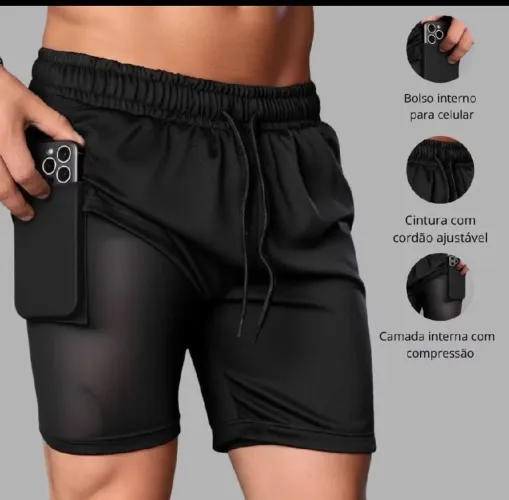 Shorts para corrida TAM M