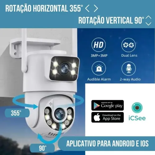 Fazemos instalações e manutenções em câmeras de segurança