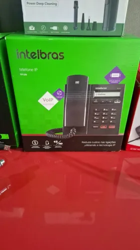 Telefone IP (VoIP) Intelbras - modelo TIP 125i, em excelente estado