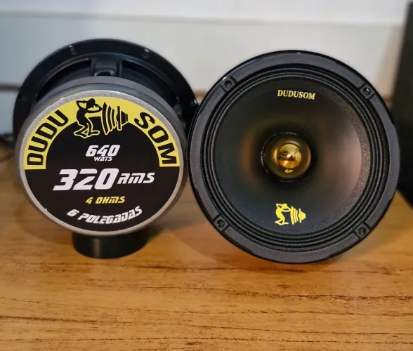 Par De Alto Falante 6"Polegada  DuDu Som 320 Rms = PRODUTO NOVO 
