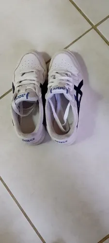 Desapego menino", "Tênis Asics infantil"