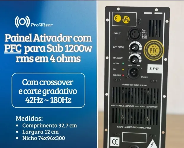 Amplificador 1200w