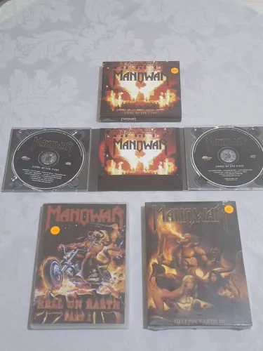 Lote Manowar - Cd e Dvds