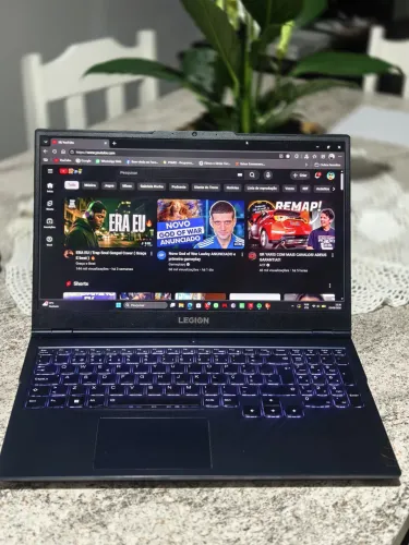 Notebook Gamer Lenovo Legion - RTX 3060 / Ryzen 7 5800H / 16GB de Ram (Aceito Trocas)
