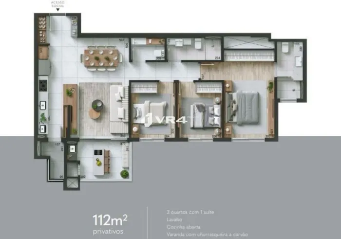 Apartamento com 3 dormitórios à venda, 112 m² por R$ 1.790.000,00 - Ahú - Curitiba/PR