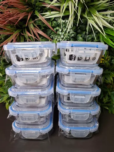 Kit 10 Potes de Vidro Herméticos 640ml | Produto Novo | Pronta Entrega